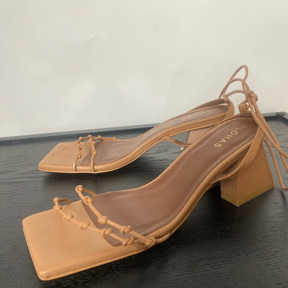 Alohas Juniper Sandal in Camel Size 38 *Missing strap‎ - Picture 12 of 15